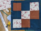 Patron 9 square, Patchwork et matelassage, stage à ADN Laine 71220 Pressy-sous-Dondin en sud Bourgogne 