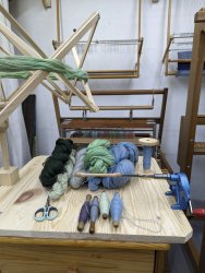 Atelier tissage en DUO adulte-enfant à parir de 6 ans à ADN Laine à Pressy Sous Dondin (71220) en Bourgogne du Sud