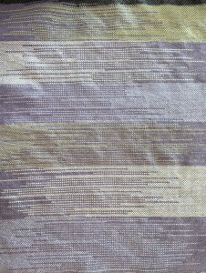 cours de tissage à ADN Laine, en Bourgogne du Sud