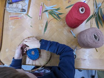 Atelier enfant pour halloween à ADN Laine 71220 Pressy-sous-Dondin en Bourgogne du Sud 