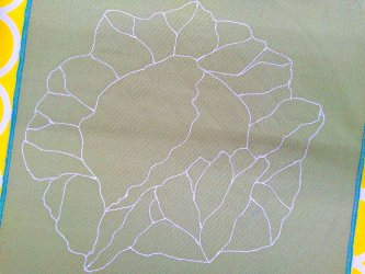 dessin à la machine à coudre, broderie machine