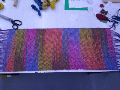 tissage saori, cours de tissage à ADN Laine, en Bourgogne du Sud