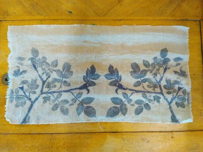 frappage de plante ou impression botanique