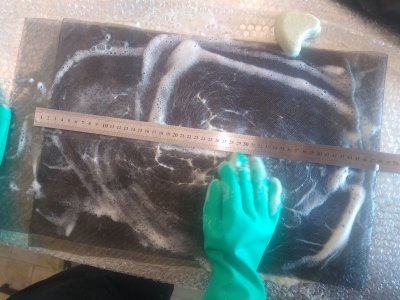 stage feutrer la laine à l'eau et au savon