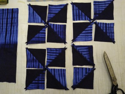 Wind mill, Stage de patchwork à ADN Laine, 71220 Pressy Sous Dondin en Bourgogne du Sud