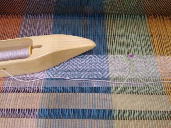 chevrons, laine mérinos, Stage de tissage à ADN Laine, 71220 Pressy sous dondin, Bourgogne du sud